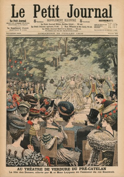 Théâtre en plein air au Pré-Catelan, festival de danse présenté par Georges Leygues en l